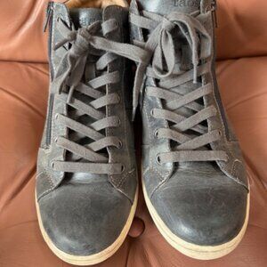 Taos Union Shoes Womens Size 10 Leather High Top Zipper Casual Comfort Sneaker